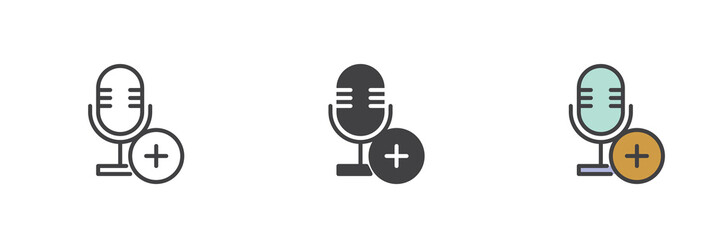 Add record different style icon set