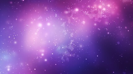 Obraz premium Purple Light, Pink vector layout with cosmic stars. Space stars on blurred abstract background with gradient. Smart design for your business advertisin, generative ai, 