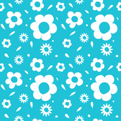 seamless background with flowers, Beautiful pattern background for decoration