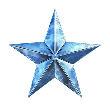 Star, isolated PNG object
