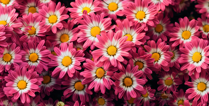 pink and yellow flowers, chrysanthemum flowers, pink and white tulips, flowers in the garden, an image of bright pink flowers in bloom in the park