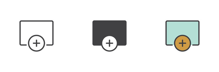 Add row different style icon set