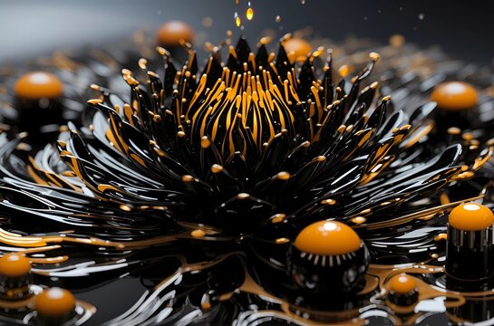 ferrofluid Art, 
art background
website background
