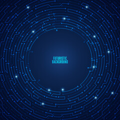 abstract futuristic background, technological electronic maze backdrop