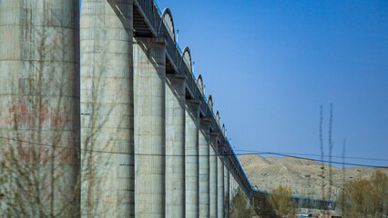 Lanzhou City, Gansu Province-Car advertising background picture