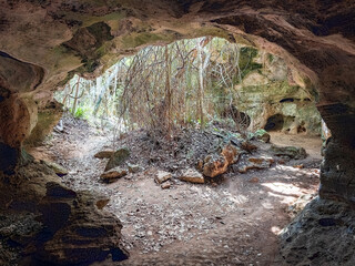 Limestone cave in Cuba