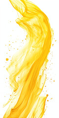 Fototapeta premium Yellow color streak, image wallpaper. 