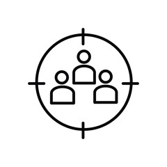 ptentiol customer icon with white background vector stock illustration