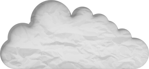 cloud paper art