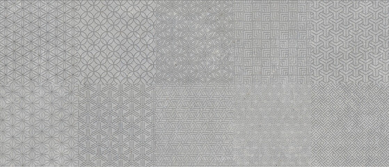 Fototapeta premium geometric 3d structure wallpaper pattern, digital decorative interior background texture, ceramic tile, carpet, cover, card.