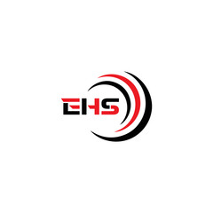 EHS logo. E H S design. WhitE H SHS letter. EHS, E H S letter logo SET design. Initial letter EHS linked circle uppercase monogram logo. E H S letter logo SET vector design. EHS letter logo design	
