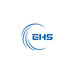 EHS logo. E H S design. WhitE H SHS letter. EHS, E H S letter logo SET design. Initial letter EHS linked circle uppercase monogram logo. E H S letter logo SET vector design. EHS letter logo design	
