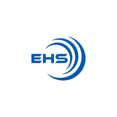 EHS logo. E H S design. WhitE H SHS letter. EHS, E H S letter logo SET design. Initial letter EHS linked circle uppercase monogram logo. E H S letter logo SET vector design. EHS letter logo design	

