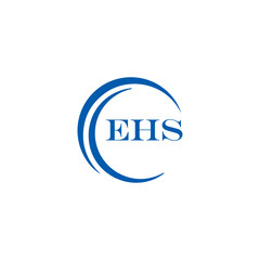 EHS logo. E H S design. WhitE H SHS letter. EHS, E H S letter logo SET design. Initial letter EHS linked circle uppercase monogram logo. E H S letter logo SET vector design. EHS letter logo design	
