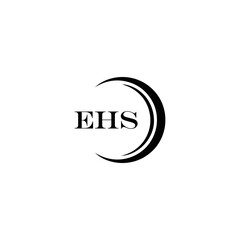 EHS logo. E H S design. WhitE H SHS letter. EHS, E H S letter logo SET design. Initial letter EHS linked circle uppercase monogram logo. E H S letter logo SET vector design. EHS letter logo design	
