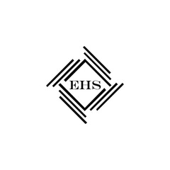 EHS logo. E H S design. WhitE H SHS letter. EHS, E H S letter logo SET design. Initial letter EHS linked circle uppercase monogram logo. E H S letter logo SET vector design. EHS letter logo design	
