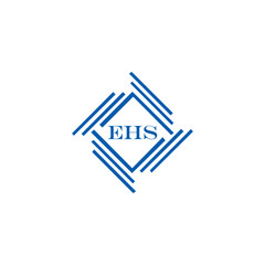 EHS logo. E H S design. WhitE H SHS letter. EHS, E H S letter logo SET design. Initial letter EHS linked circle uppercase monogram logo. E H S letter logo SET vector design. EHS letter logo design	
