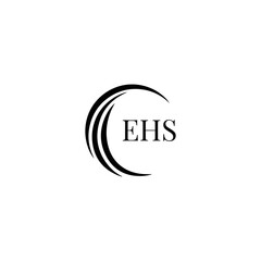 EHS logo. E H S design. WhitE H SHS letter. EHS, E H S letter logo SET design. Initial letter EHS linked circle uppercase monogram logo. E H S letter logo SET vector design. EHS letter logo design	

