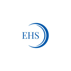 EHS logo. E H S design. WhitE H SHS letter. EHS, E H S letter logo SET design. Initial letter EHS linked circle uppercase monogram logo. E H S letter logo SET vector design. EHS letter logo design	

