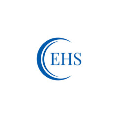 EHS logo. E H S design. WhitE H SHS letter. EHS, E H S letter logo SET design. Initial letter EHS linked circle uppercase monogram logo. E H S letter logo SET vector design. EHS letter logo design	

