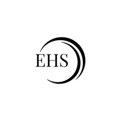 EHS logo. E H S design. WhitE H SHS letter. EHS, E H S letter logo SET design. Initial letter EHS linked circle uppercase monogram logo. E H S letter logo SET vector design. EHS letter logo design	
