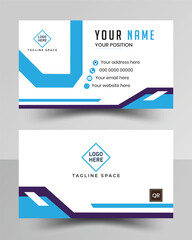 Creative corporate business card Template modern and Clean design