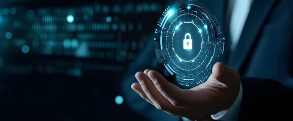 High security system of the future, hologram system, multi-layer locking, Generative AI