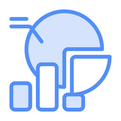 Obraz premium Statistic Linear Color Style