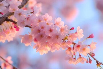 Sakura Blossoms in Full Bloom.Maruyama Park comes alive as vibrant sakura blossoms create a breathtaking sea of pink and white petals, enchanting visitors.