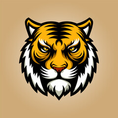 Tiger Logo Art Vector Illustration