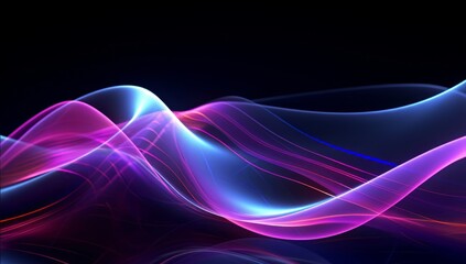 Abstract colorful wave with blue and purple wave combination background concept.