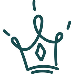 Crown Scribble Doodle