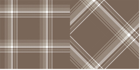 Vector checkered pattern or plaid pattern. Tartan, textured seamless twill for flannel shirts, duvet covers, other autumn winter textile mills. Vector Format