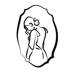 La mariée se prépare