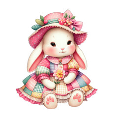Fototapeta premium easter bunny doll
