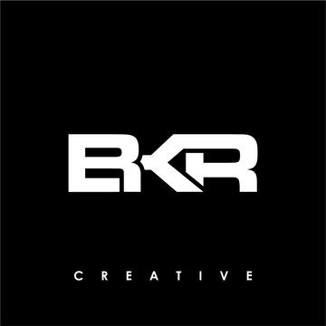 BKR Letter Initial Logo Design Template Vector Illustration