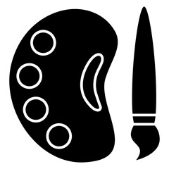 palette and paintbrush icon