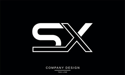 SX, XS, Abstract Letters Logo Monogram
