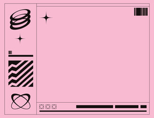 Pink Brutalist Sticker