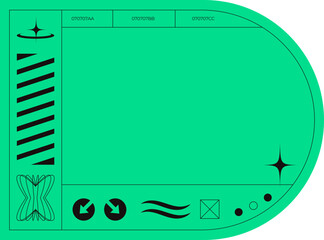 Green Brutalist Sticker