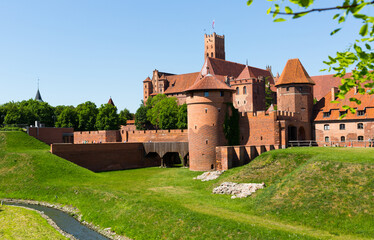 Malbork Castle is historical heritage in the Poland.