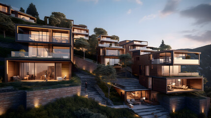Luxury Mountainview Townhouses: A Serene Haven on the Slopes