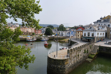 small fishing village, puerto de vega, Asturias, Spain