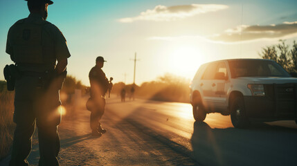 Sunset Surveillance: Texas Law Enforcement on Rural Border Duty