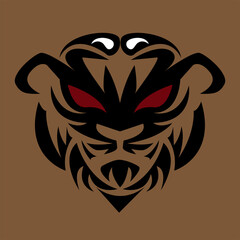 tiger head tattoo