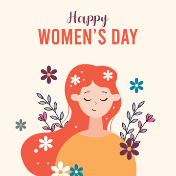international women's day flat illustration vector