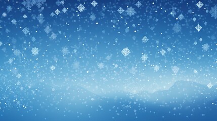 Winter snow background. Vector illustration. Snowfall sky. Christmas background. Falling snow. , generative ai,