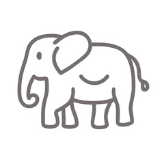 elephant outline