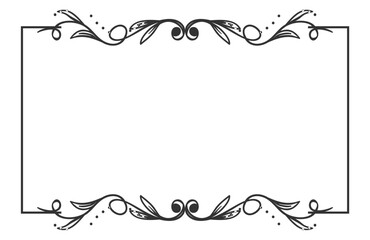 floral frame decoration