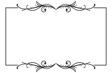 floral frame decoration